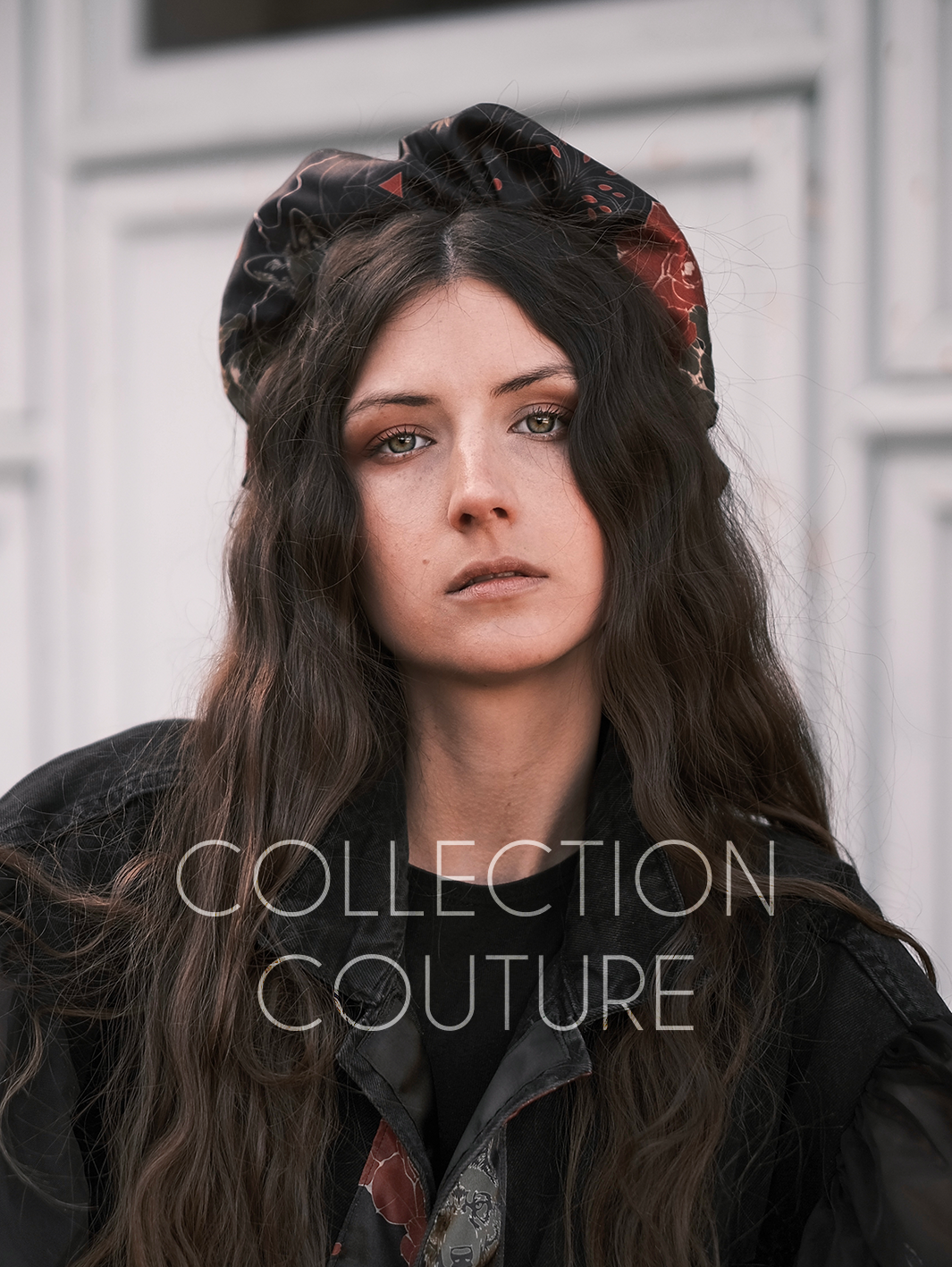 Bandeau Scrunchy "Night Travel"