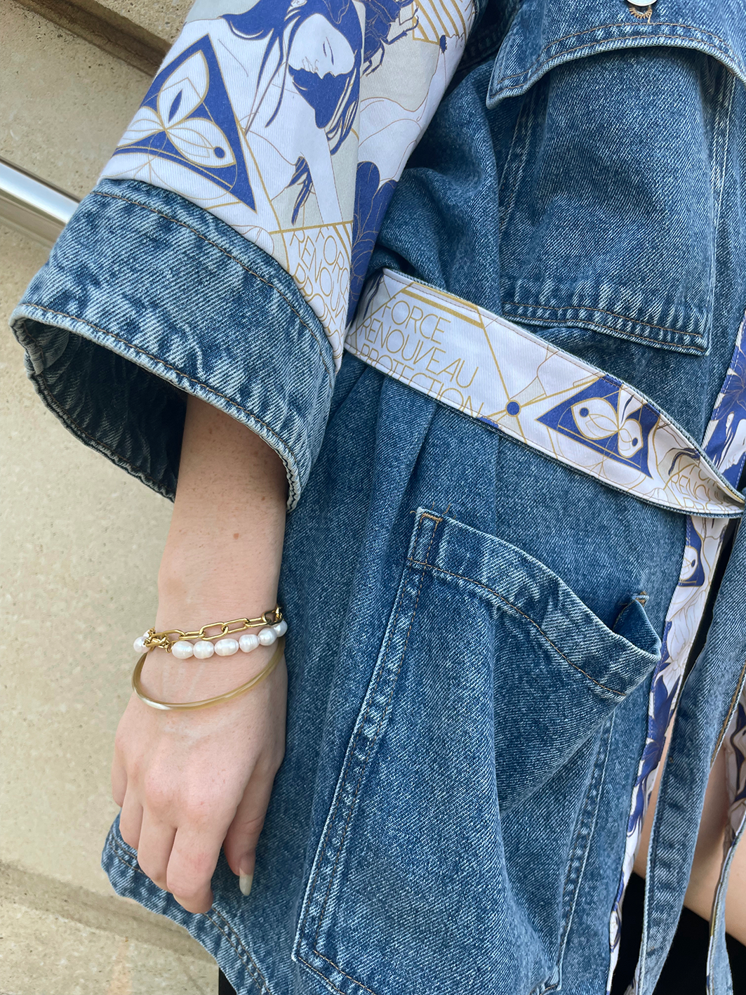 Veste oversize Kimono "Renouveau"