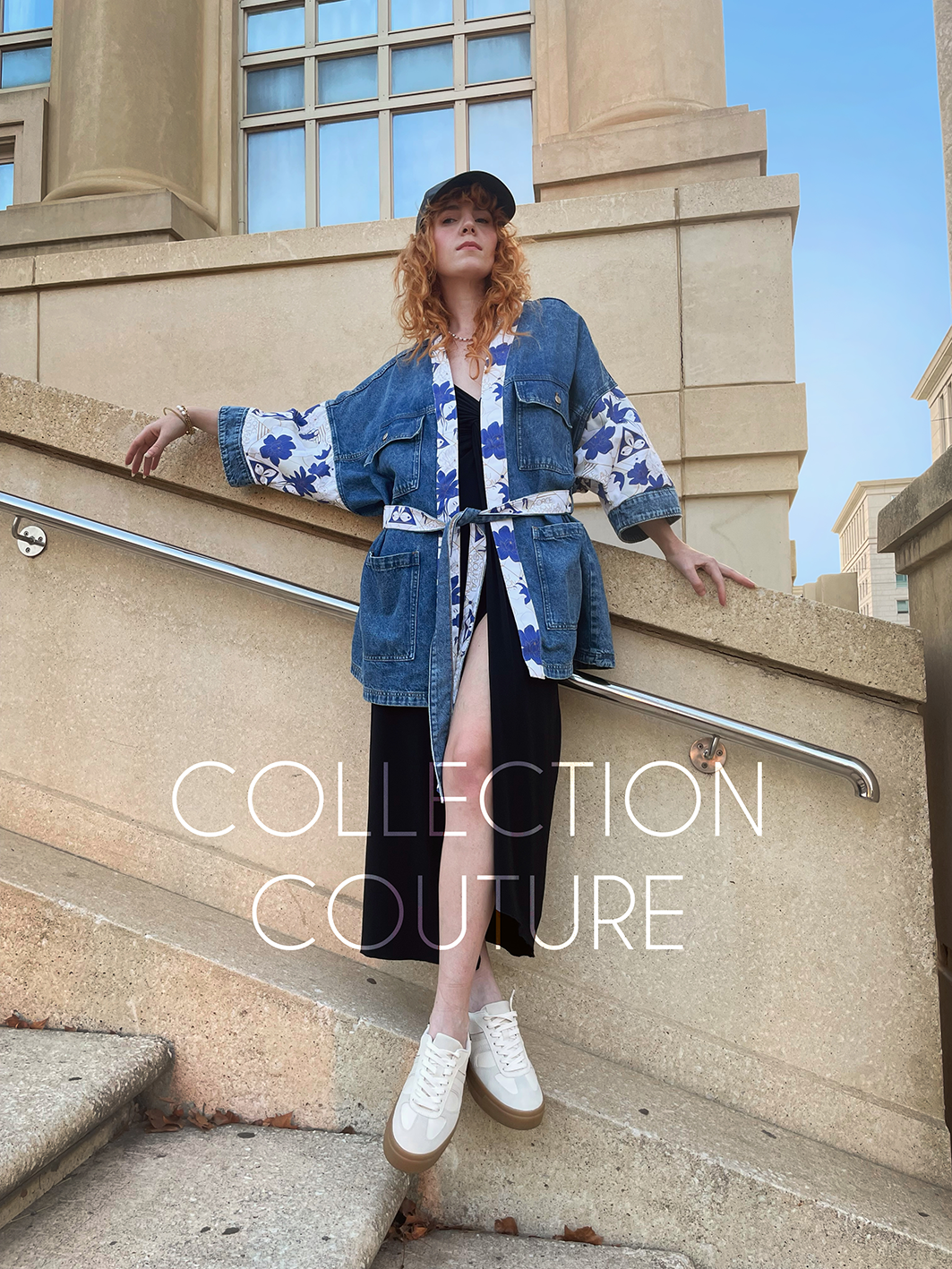 Veste oversize Kimono "Renouveau"