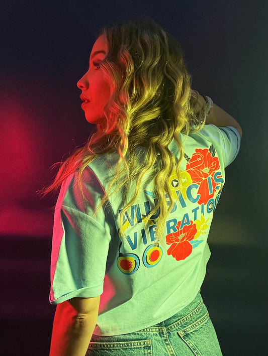 T-shirt Crop "Cloud Melody"