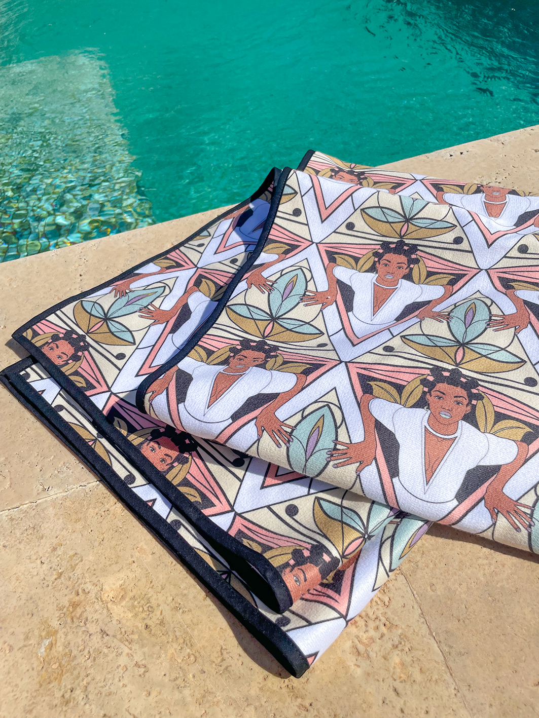 Serviette de plage  "Feminity - Kiss"