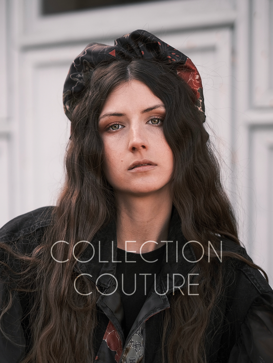 Bandeau Scrunchy "Night Travel"