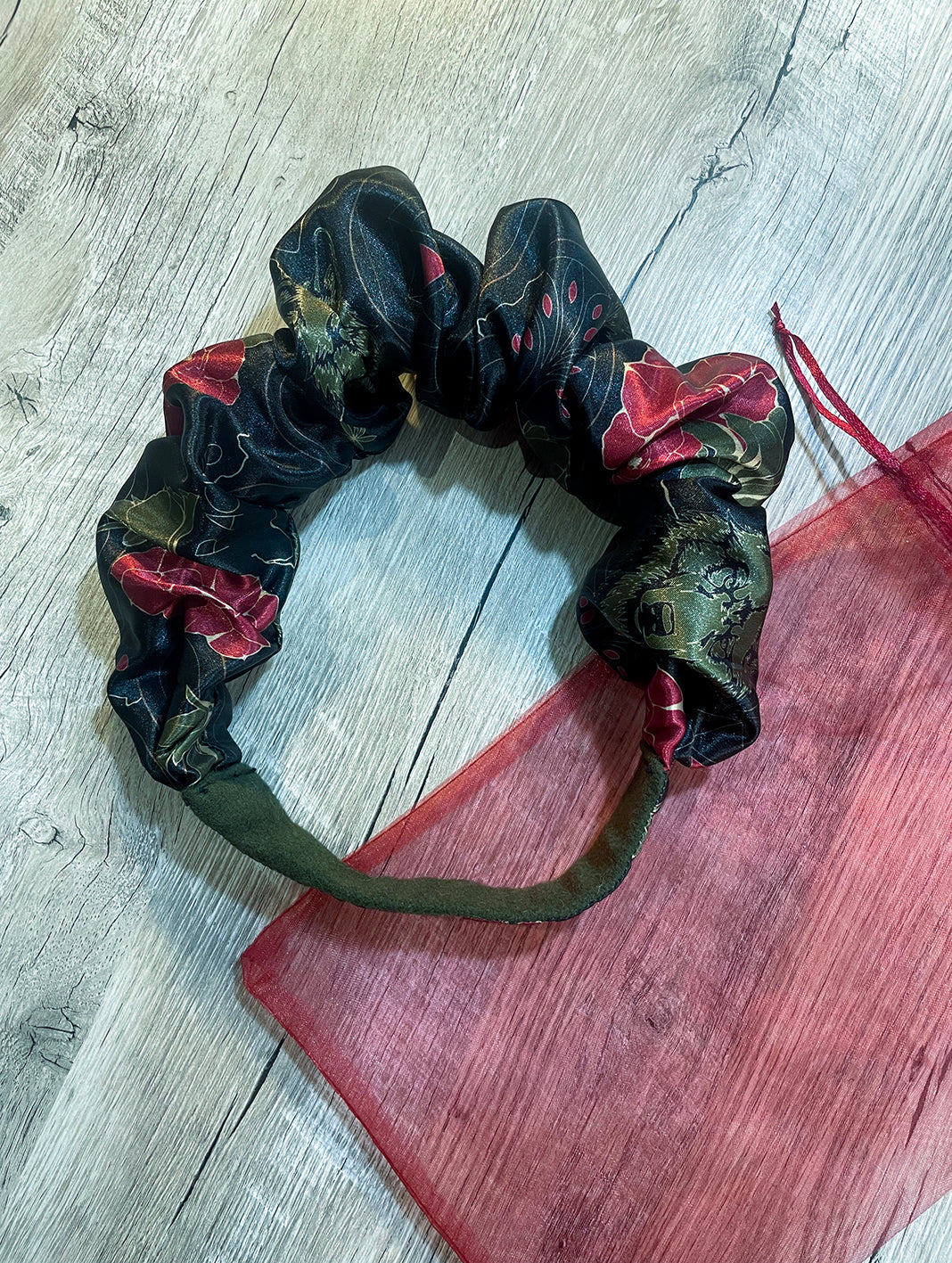 Bandeau Scrunchy "Night Travel"