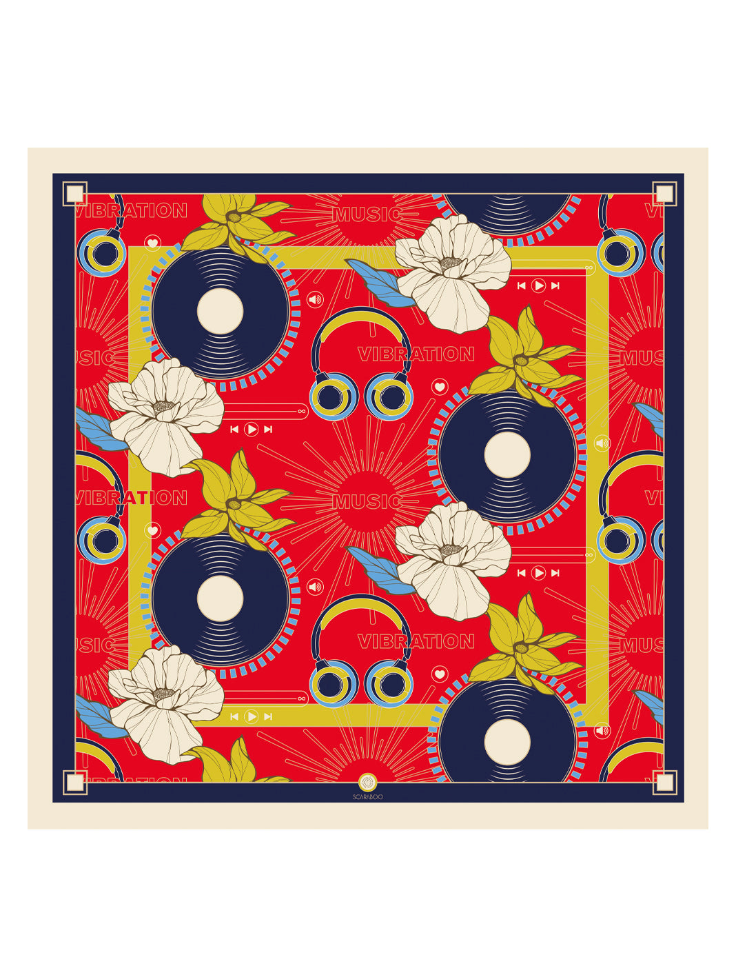 Foulard "Music"